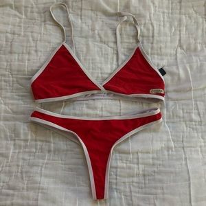 Chooks Red Bikini Set